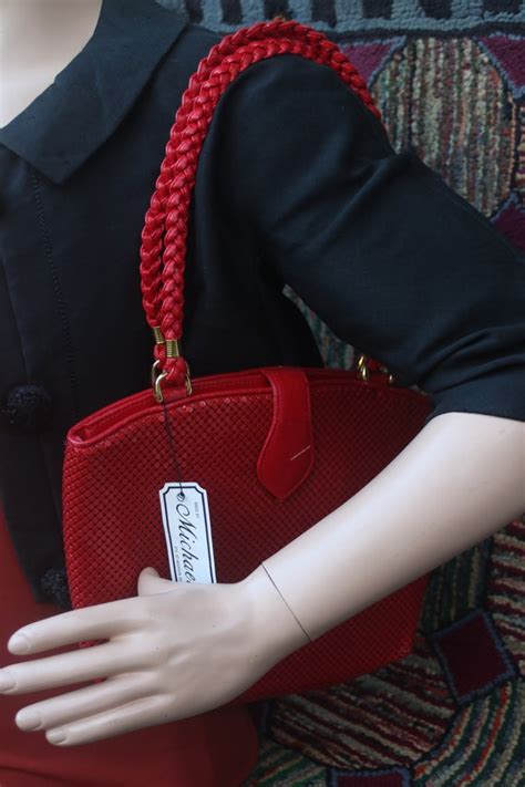 cherry red purse